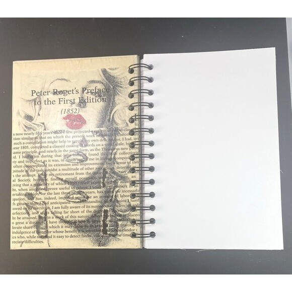 Journal Unique Marilyn Monroe Design Handmade Upcycled Spiral Notebook 200 Pages - Picture 2 of 5